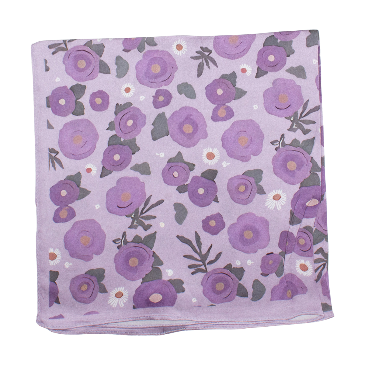 Hemsby Sidensjal 50x50cm Lila