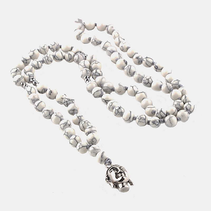 Buddha Halsband Vit Vit