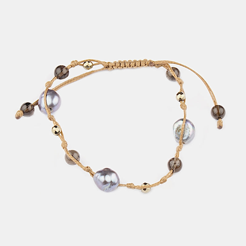 Dhyana Armband Grå Grå