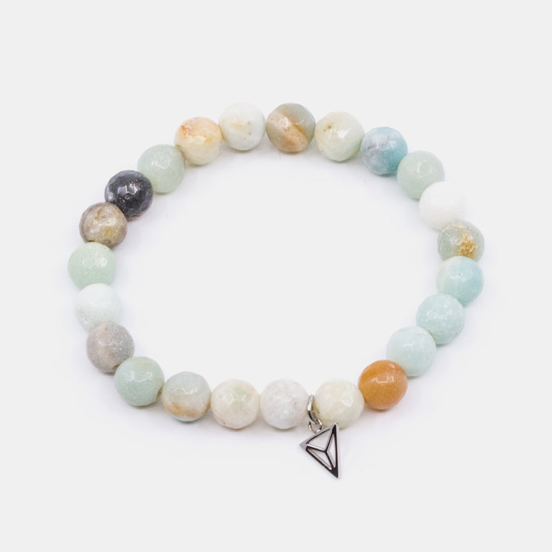 Mala Armband Amazonit Y-YOGA Turkos