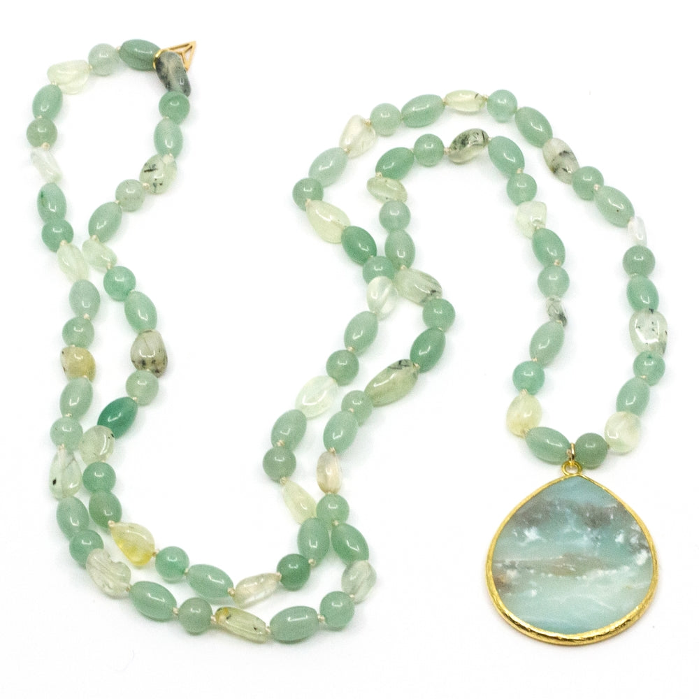 Amazonite Halsband Grön