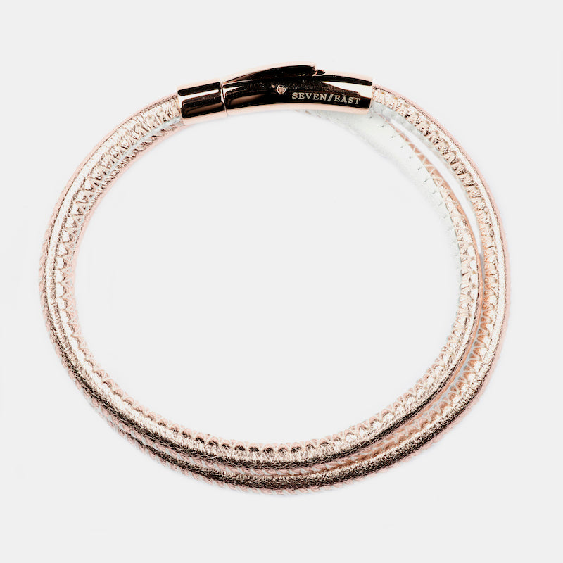 Cia armband vit rosé Vit