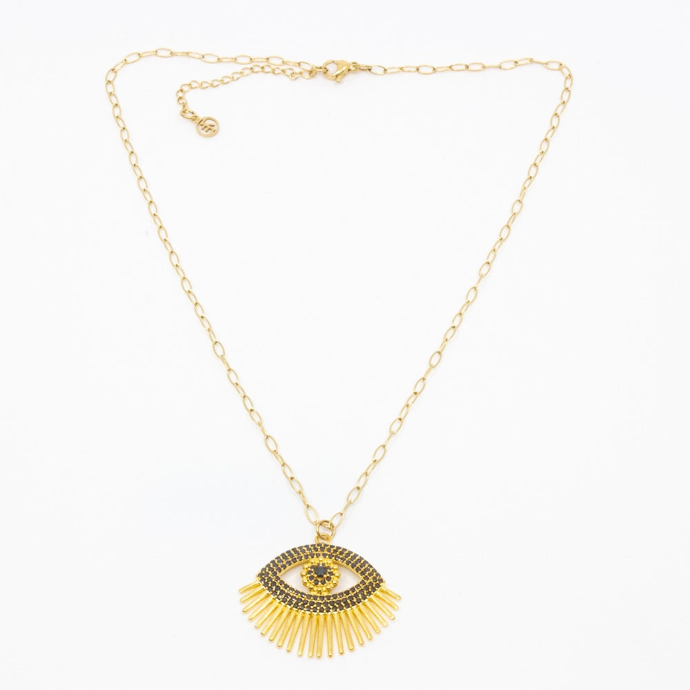 Eye Gazing Halsband Grå