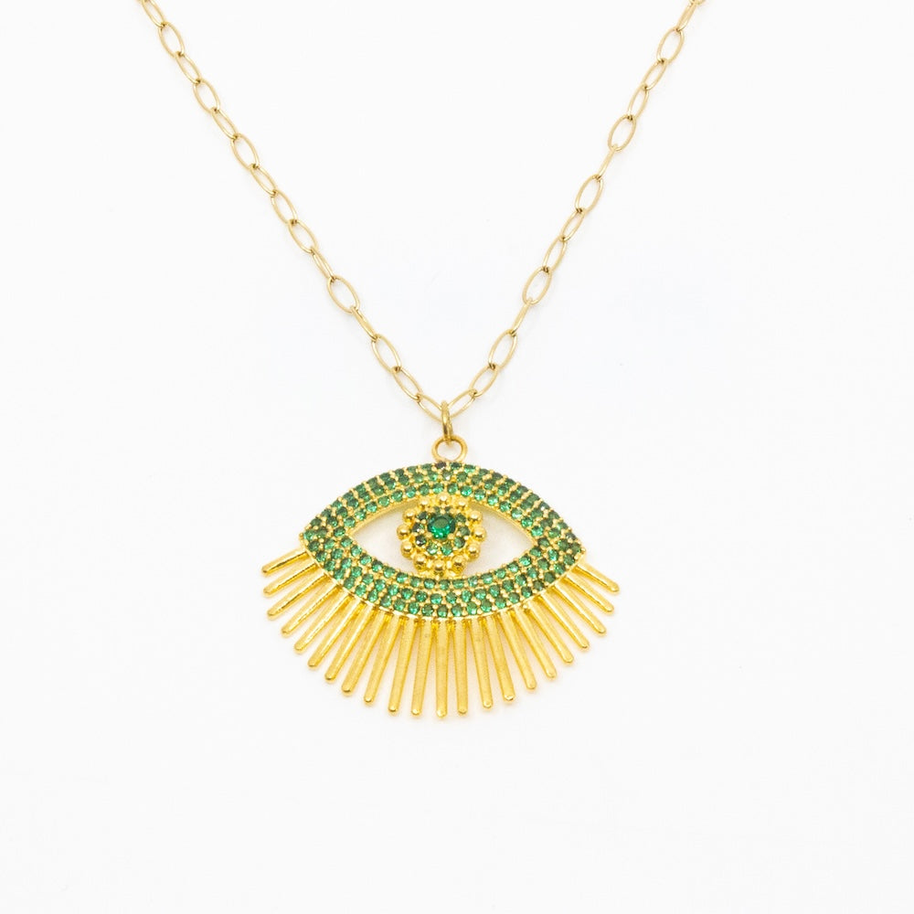 Eye Gazing Halsband Grön