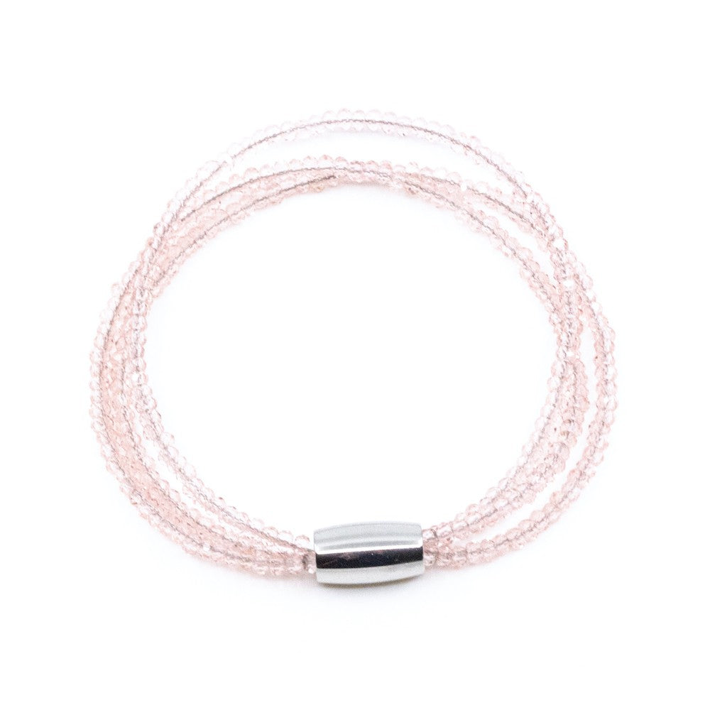 Tripple Sparkling Armband Rosa Rosa