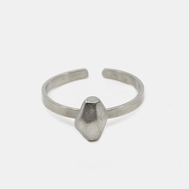 Rocky Ring Silver Silver