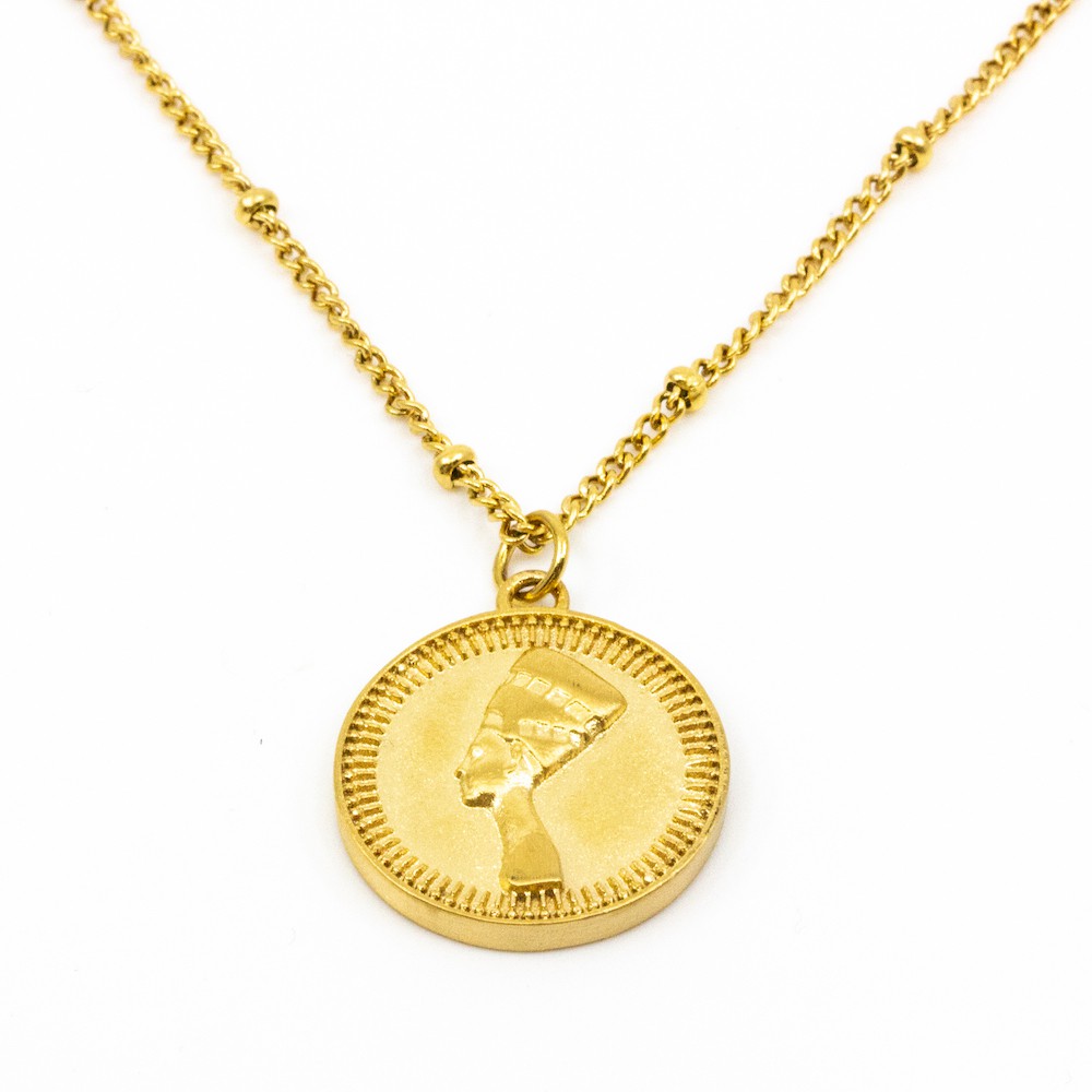 Nefertiti Halsband 45cm Guld Guld