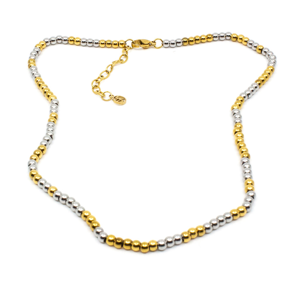 Ballchain Mash-up Halsband 42cm