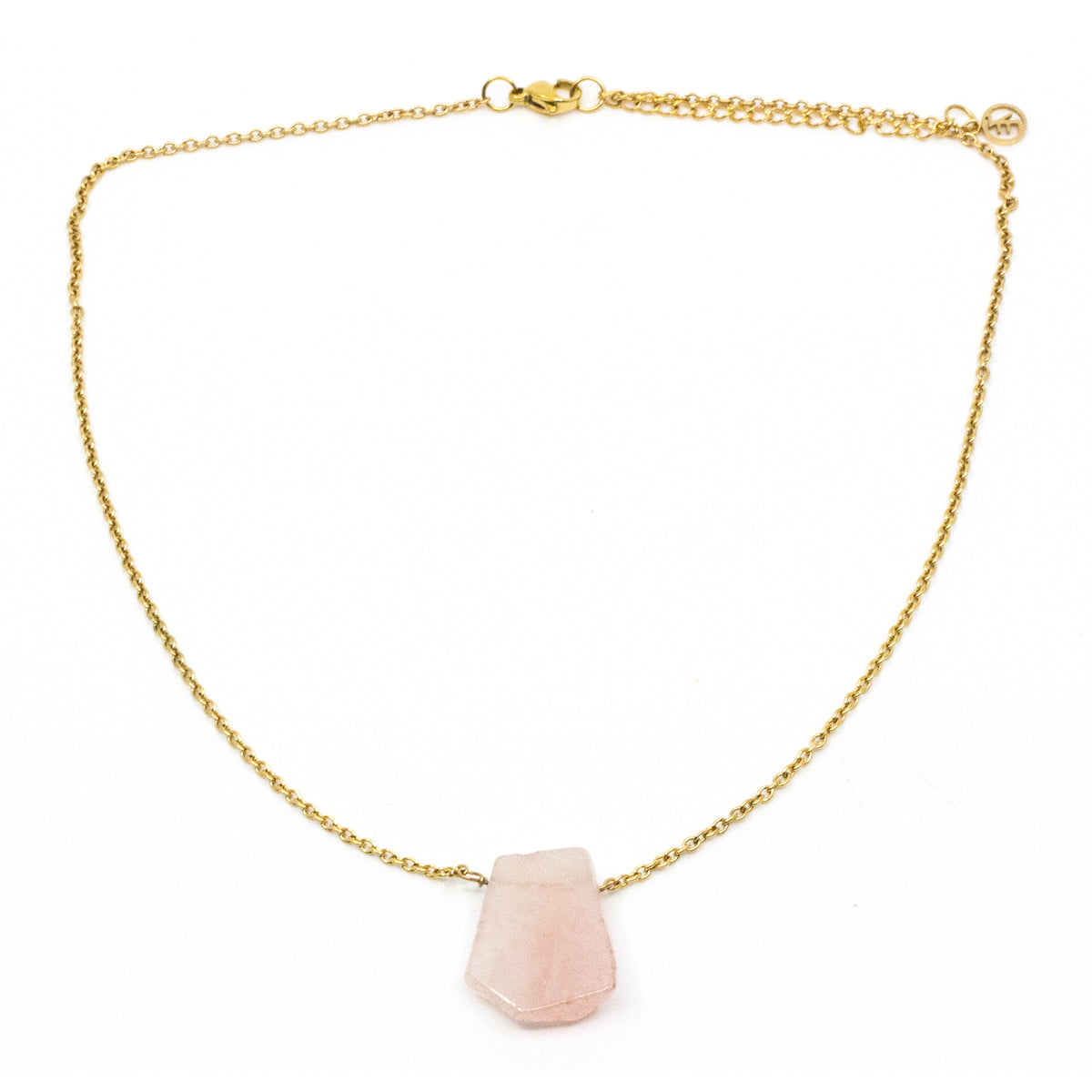 Rosequartz Halsband Rosa