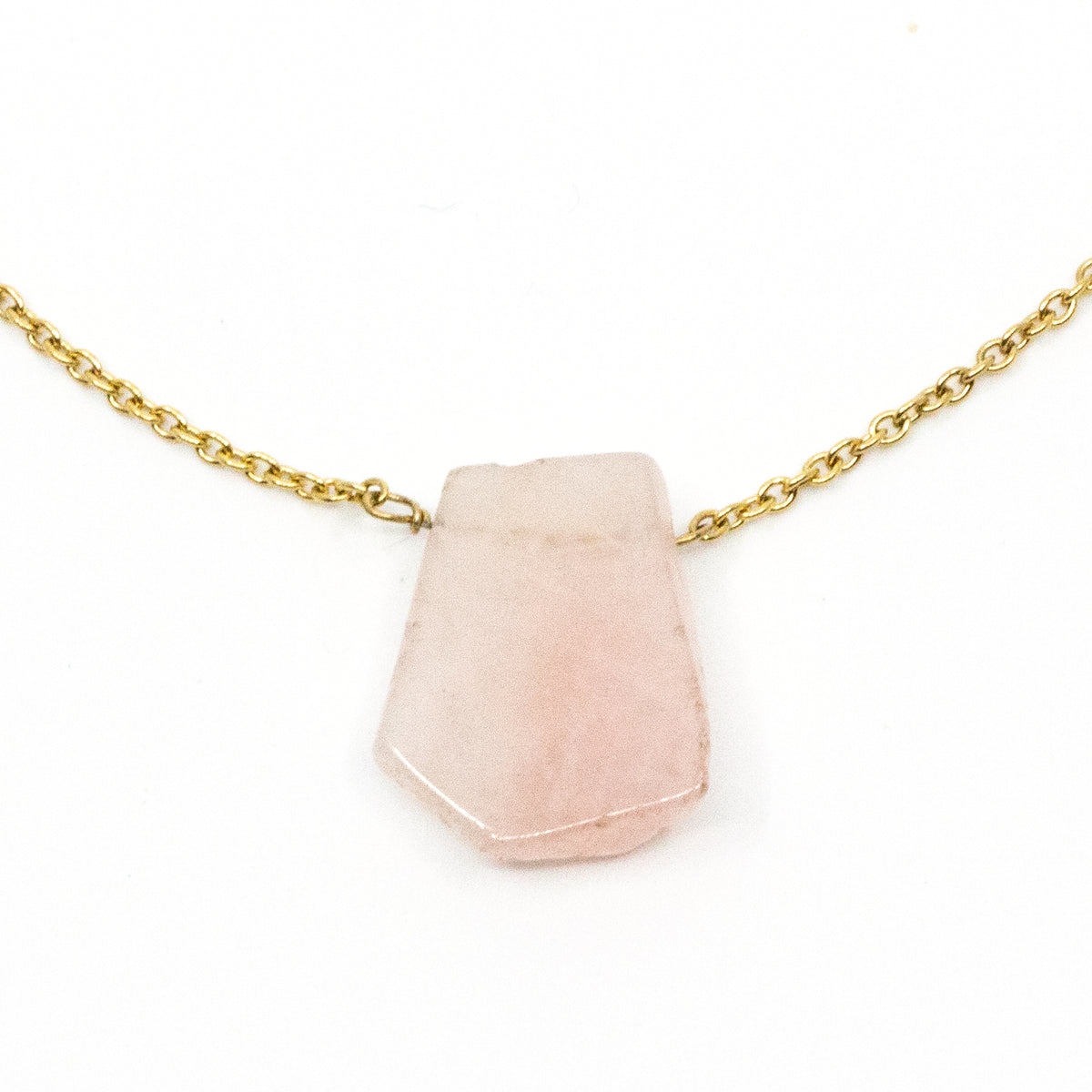 Rosequartz Halsband Rosa