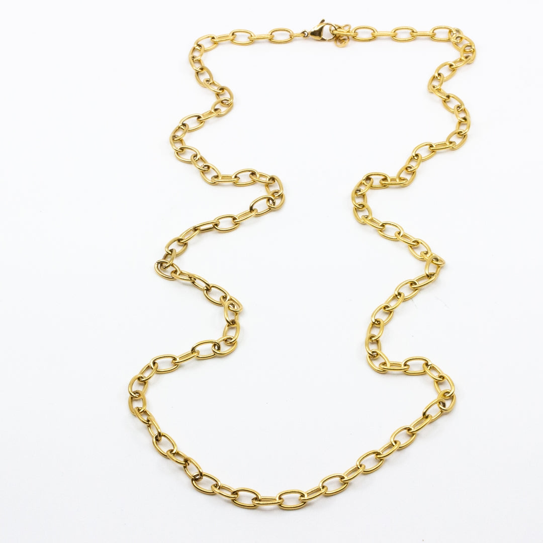 Bigger Chain Halsband 90cm Guld