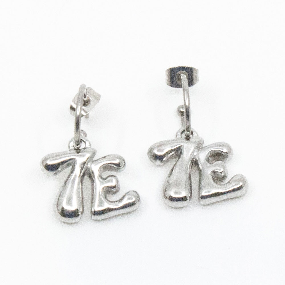 7E Retro Örhänge Silver