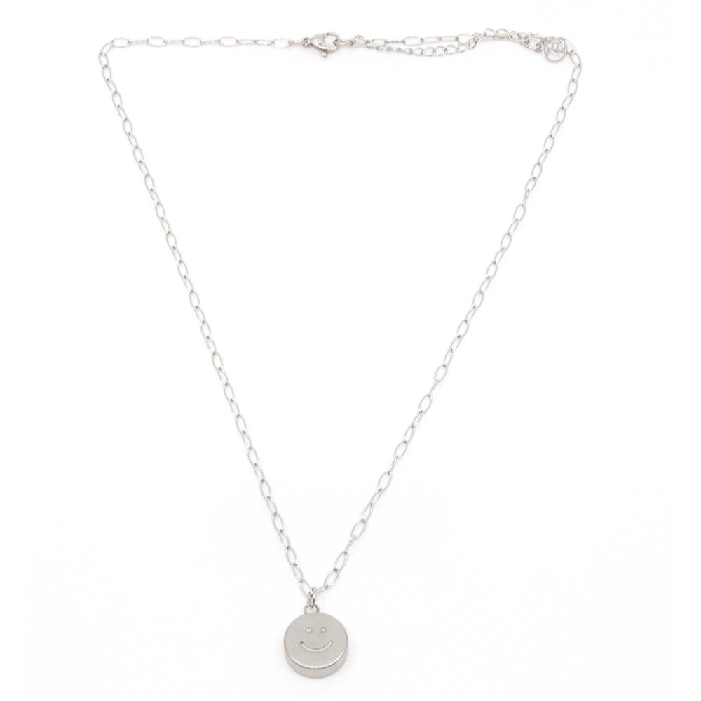 Smile Halsband 45cm Silver