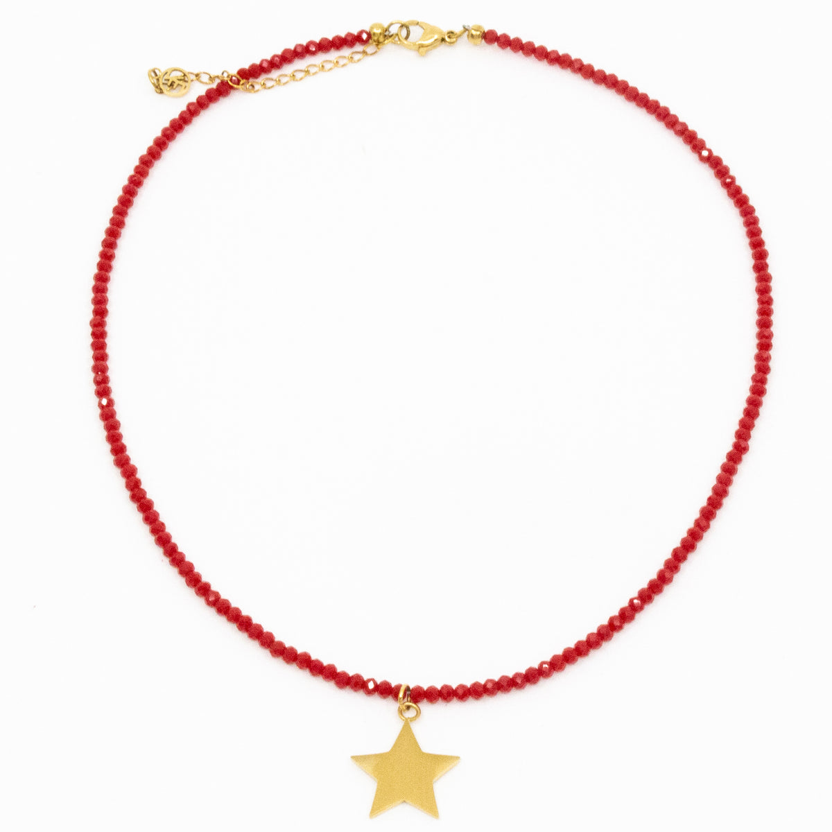 Whole Star Halsband 45cm Röd