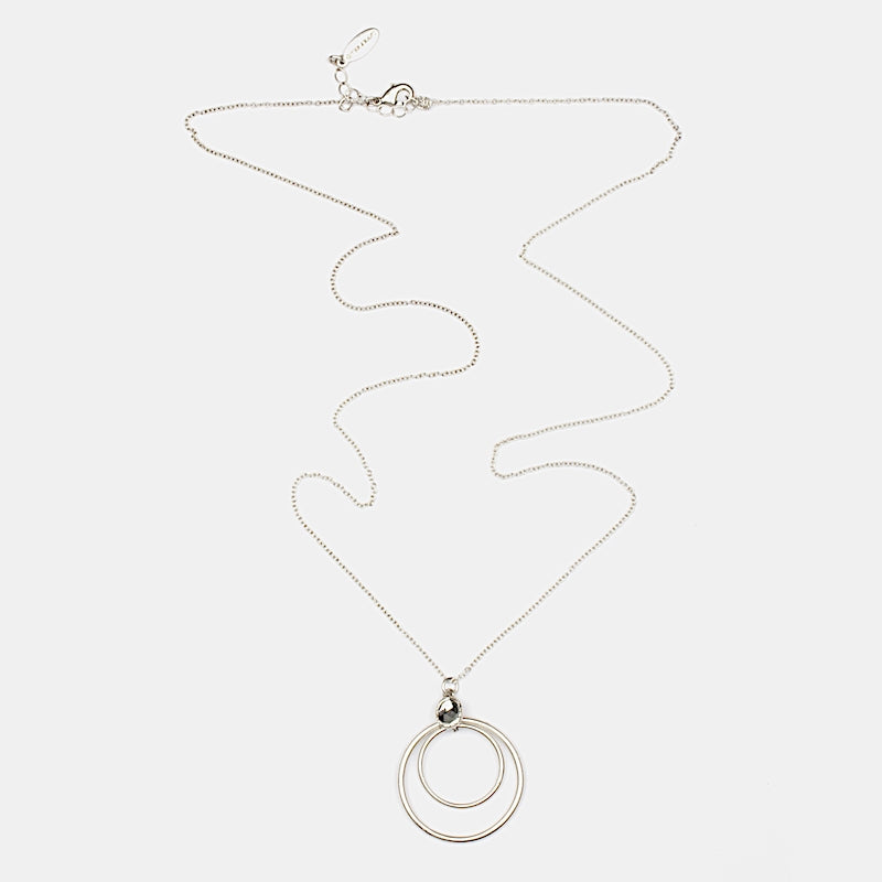 Eternity Halsband 80cm Silver Bronze