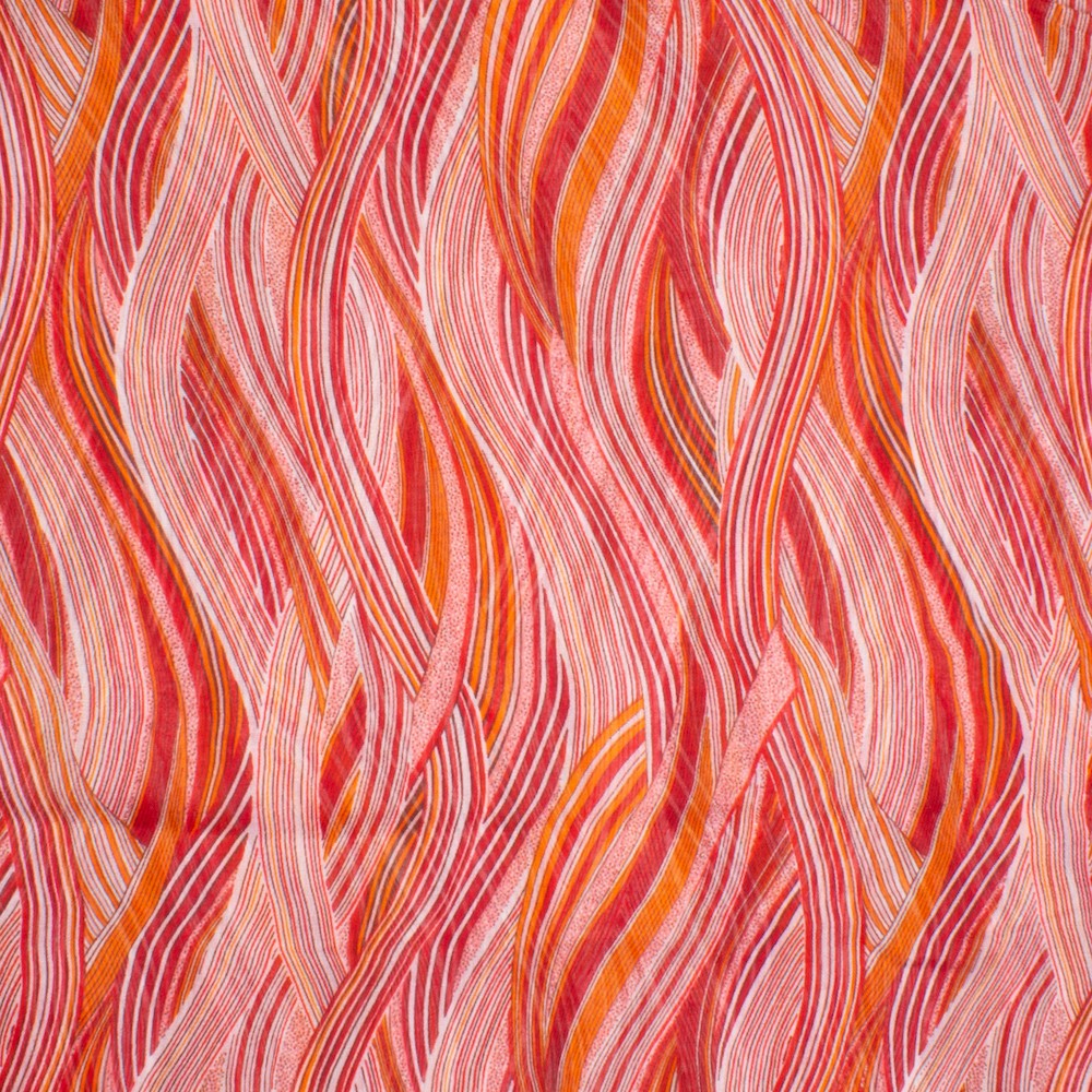 Leiden Sjal Orange Orange