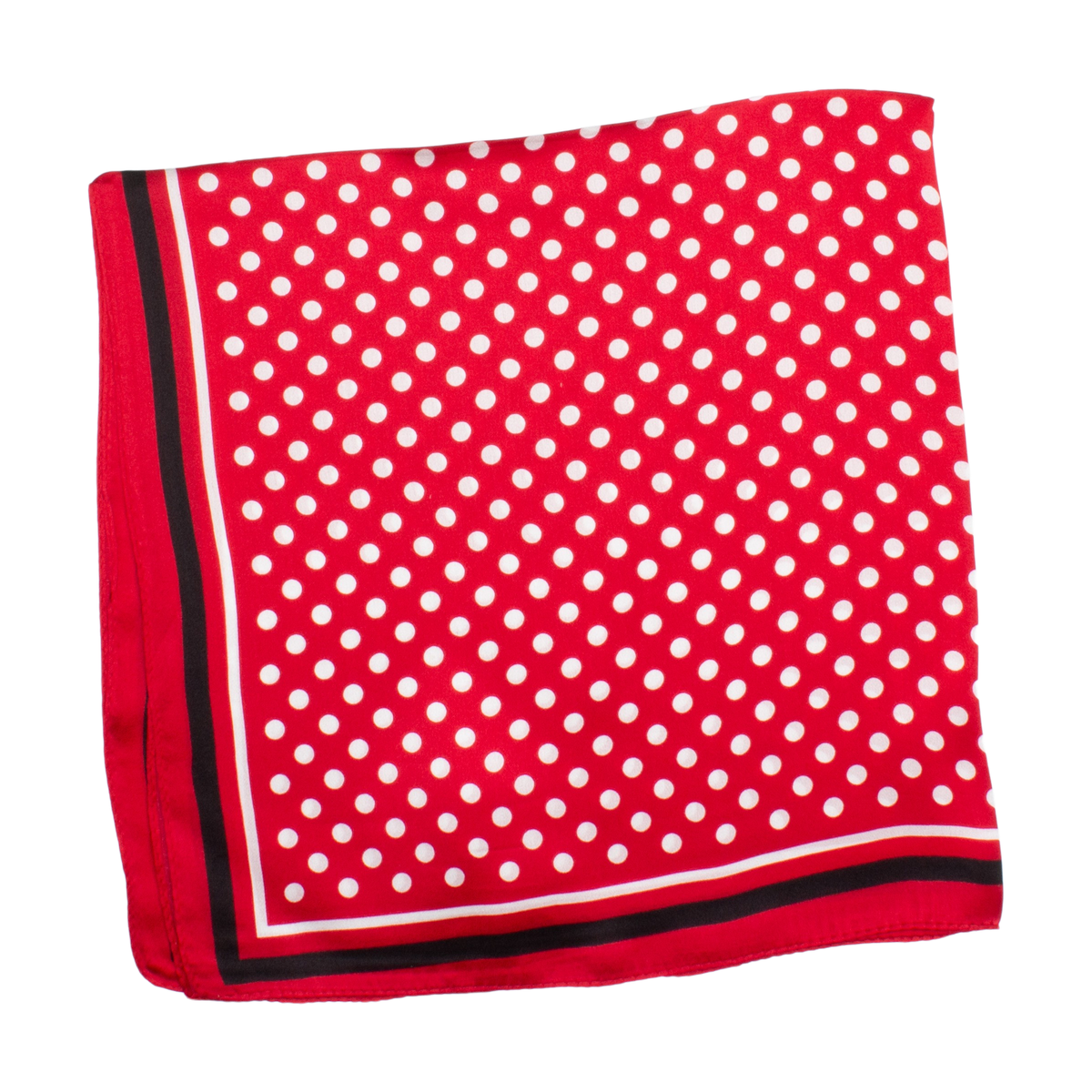Bedford Sidensjal 50x50cm Röd