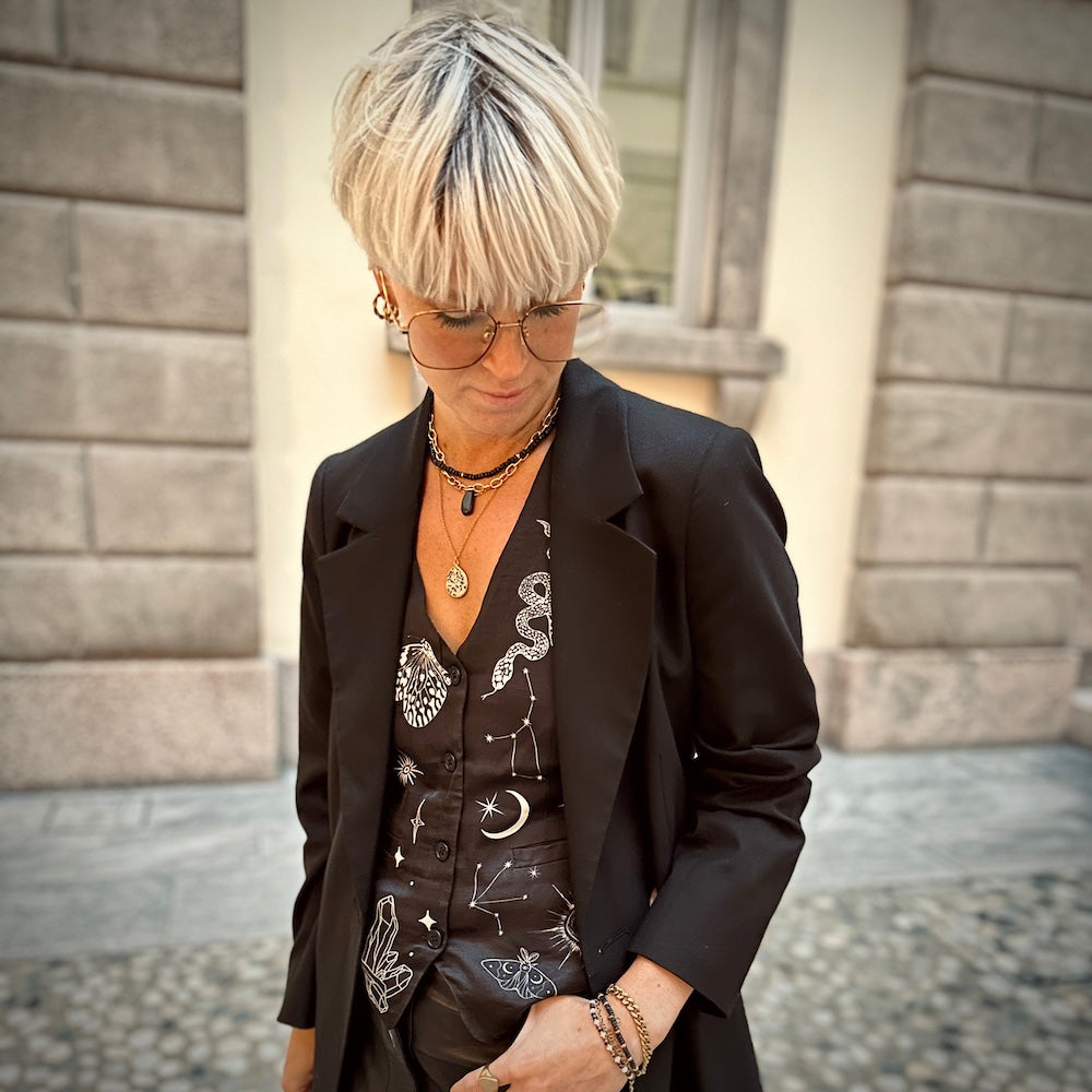 Gem Halsband Svart