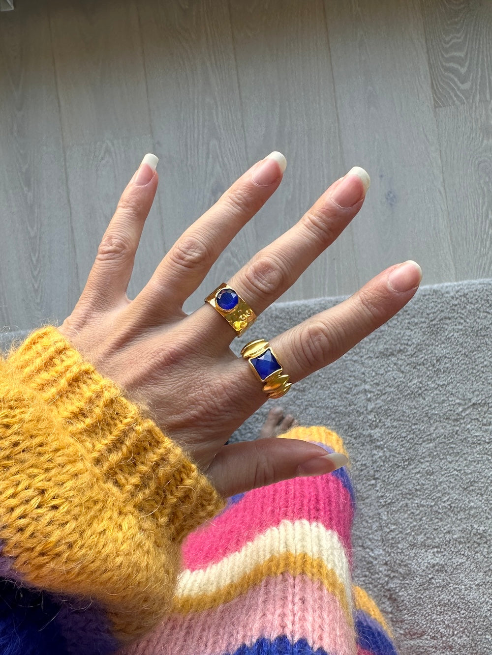 New Tau Ring Blå