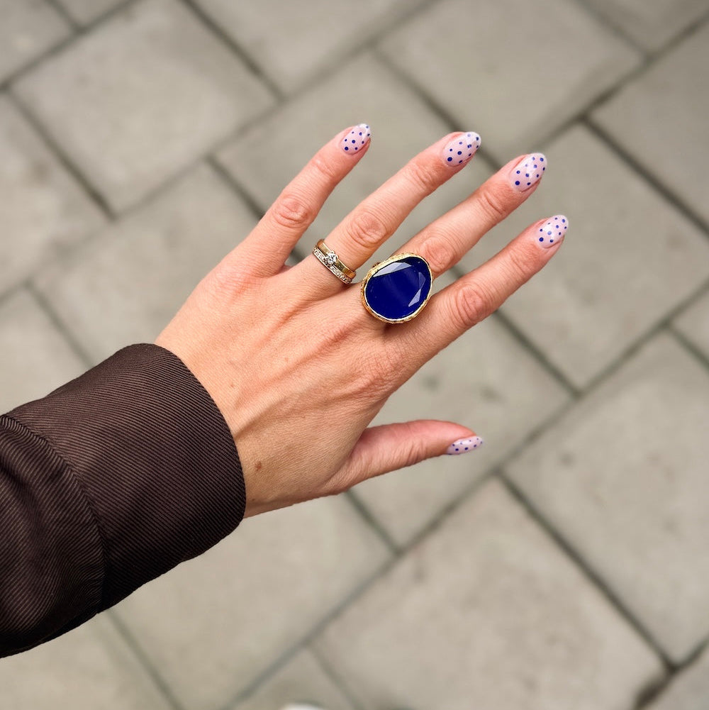 Omikron Big Ring Blå