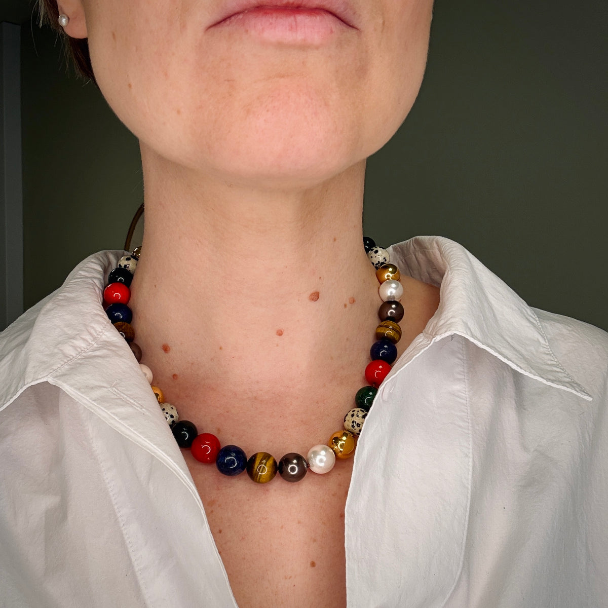 XXL Gem Halsband Multi