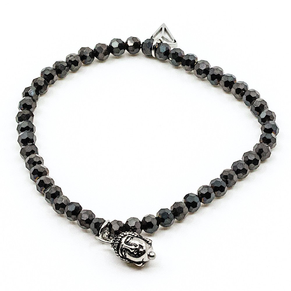 Mini buddha Armband Svart Svart