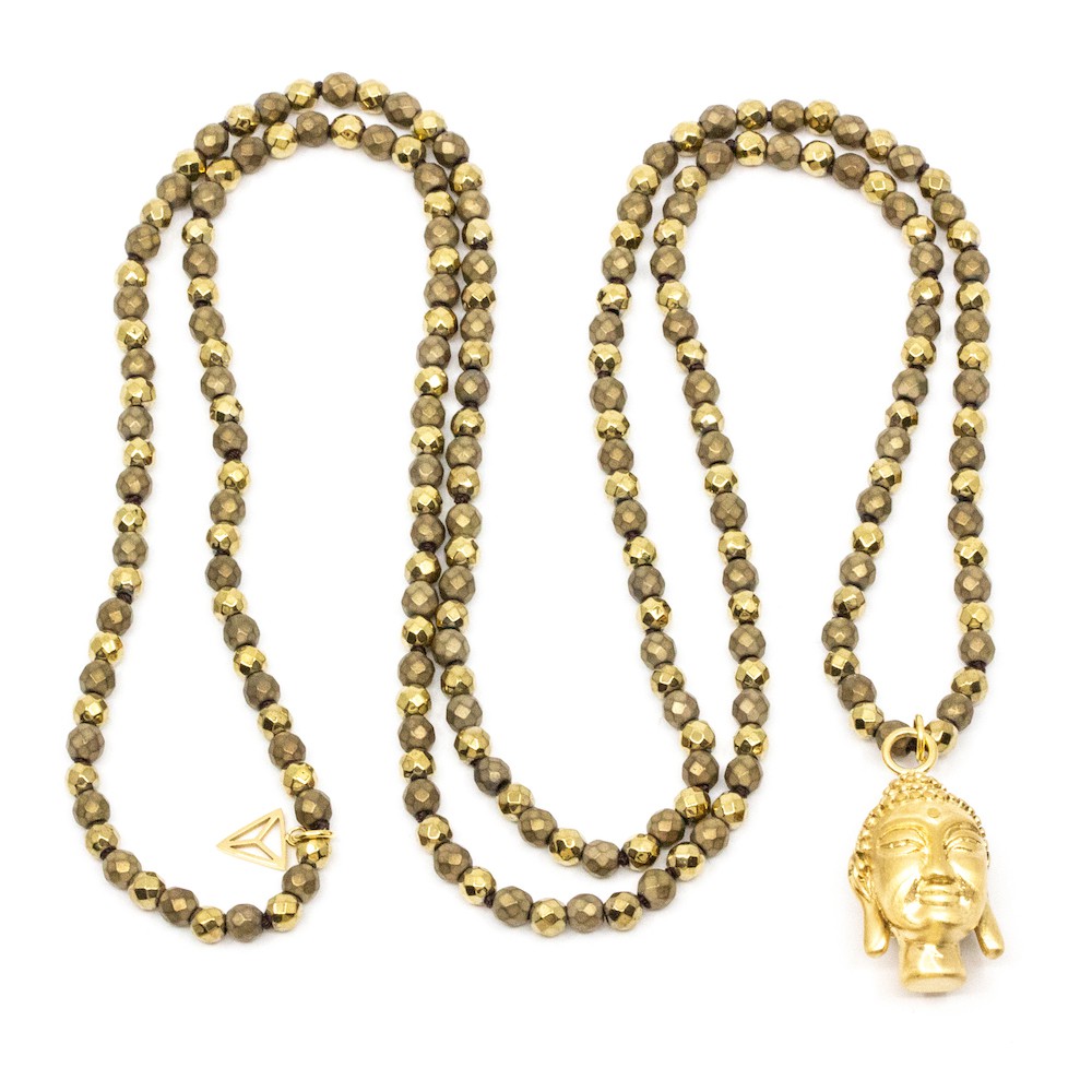 Buddha Halsband Guld Guld