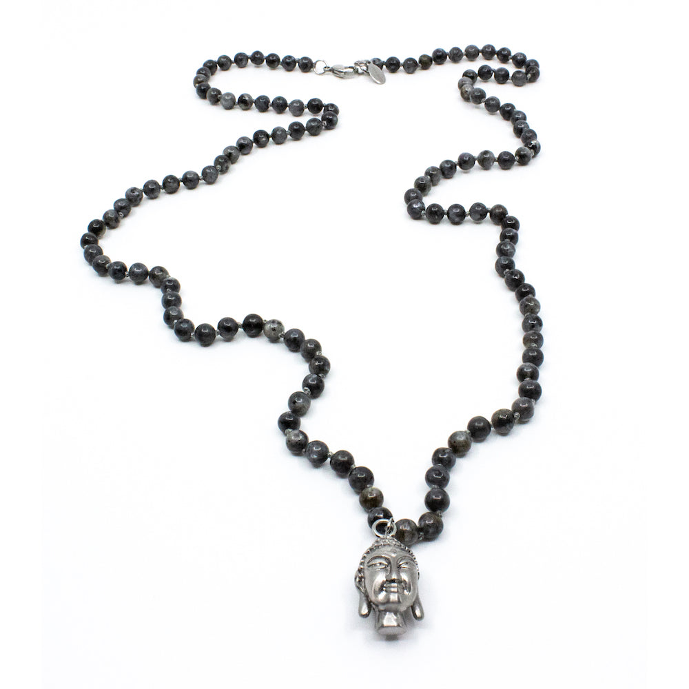 Buddha Halsband Labradorit