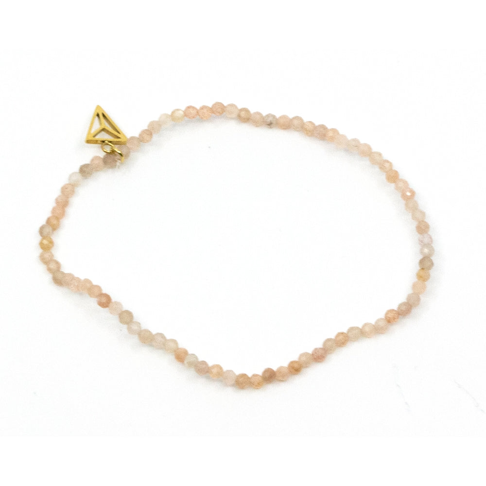 Mini Gem Bracelet Rose Quartz