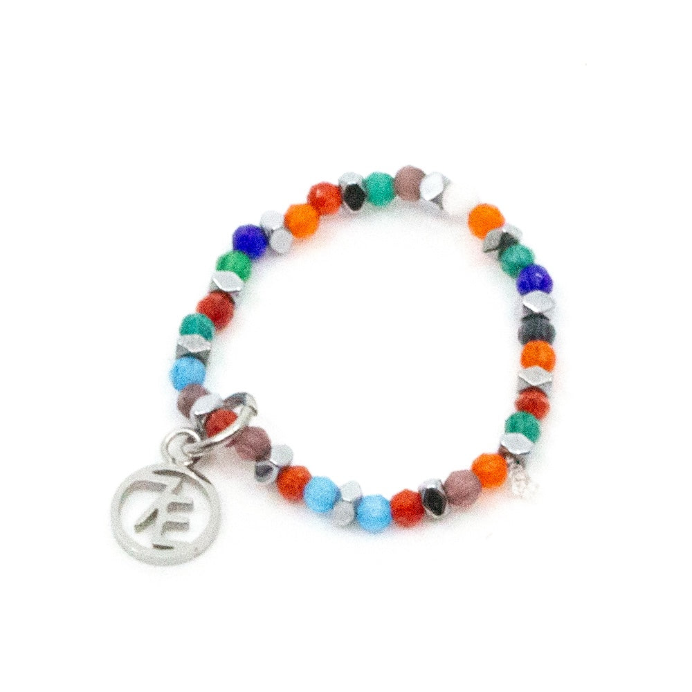 Multi Color Elastisk Ring