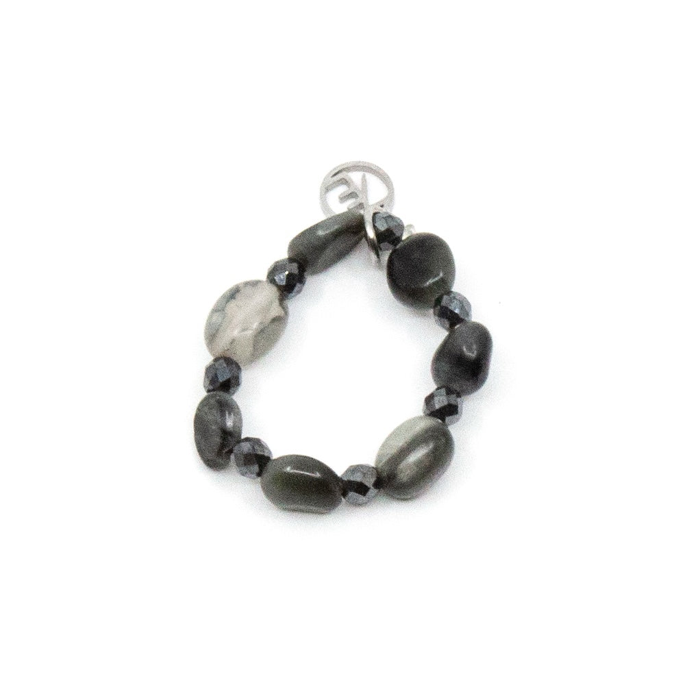 Picasso Jaspis Elastisk Ring
