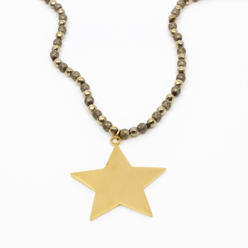 Whole Star Halsband Guld