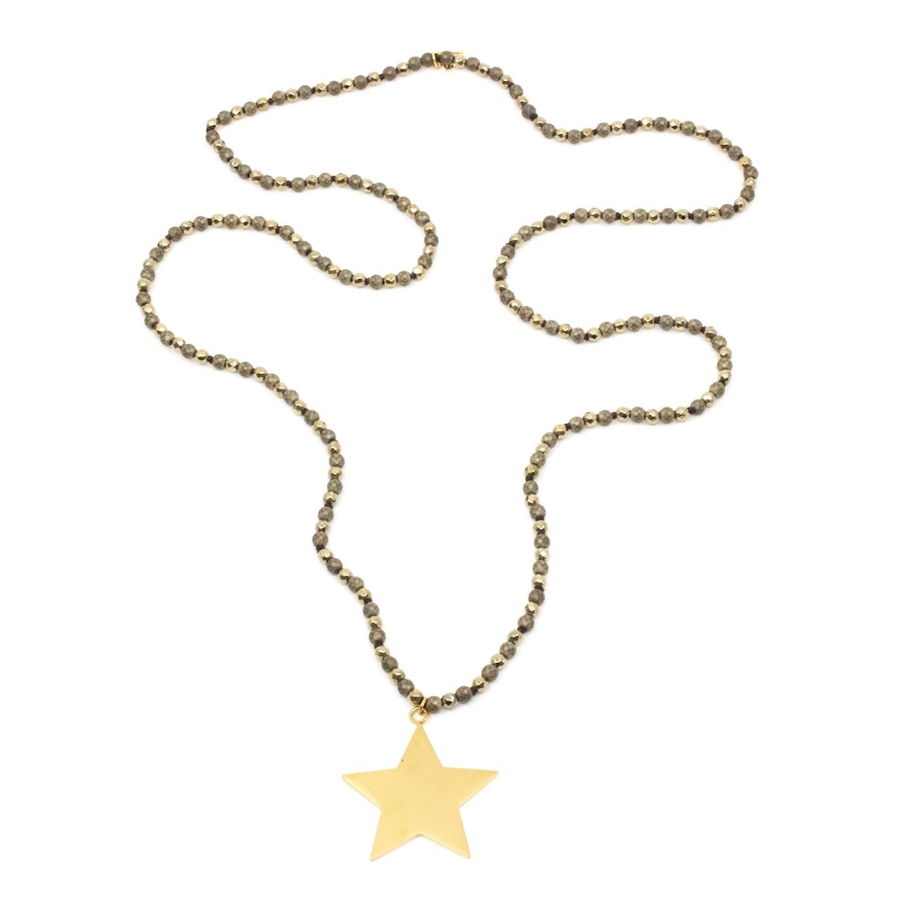 Whole Star Halsband Guld