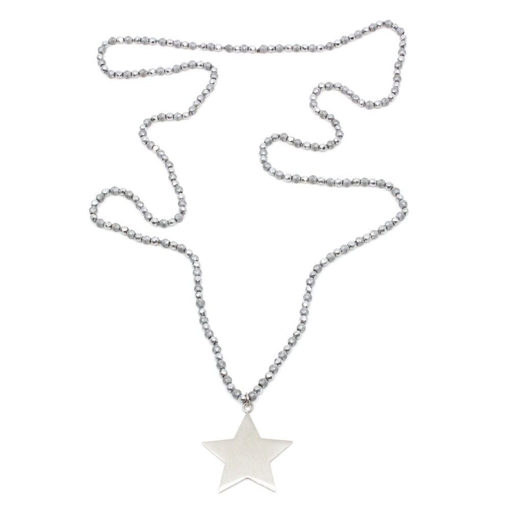 Whole Star Halsband Silver