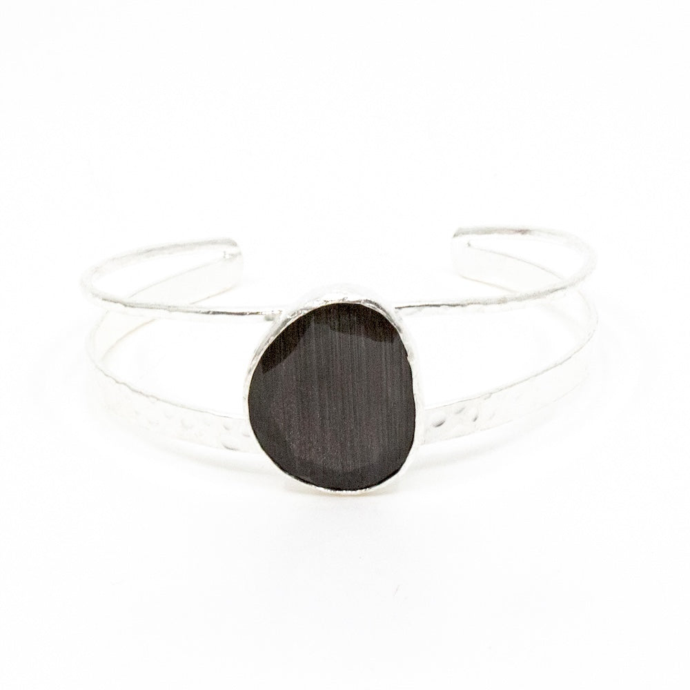 Omikron Big Armband Silver Grå