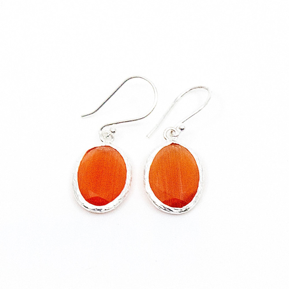 New Thea Örhänge Orange