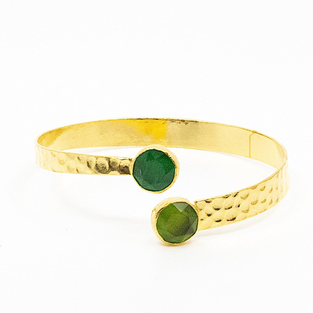 Double Tau Armband Grön