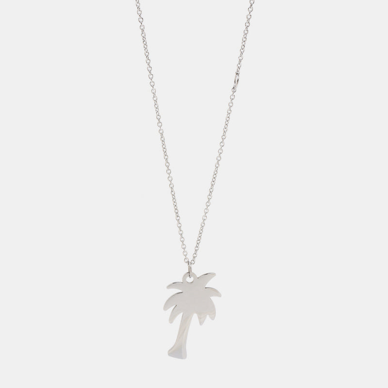 Palm Halsband 90cm Silver Silver