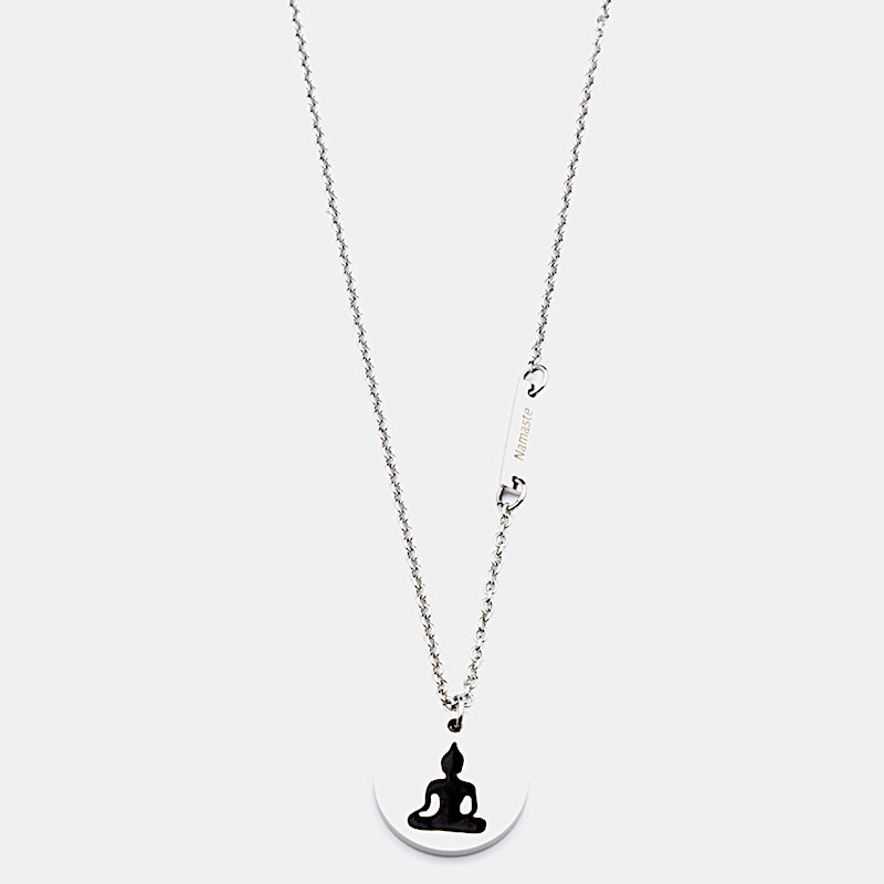 Namaste Halsband 45cm Stål