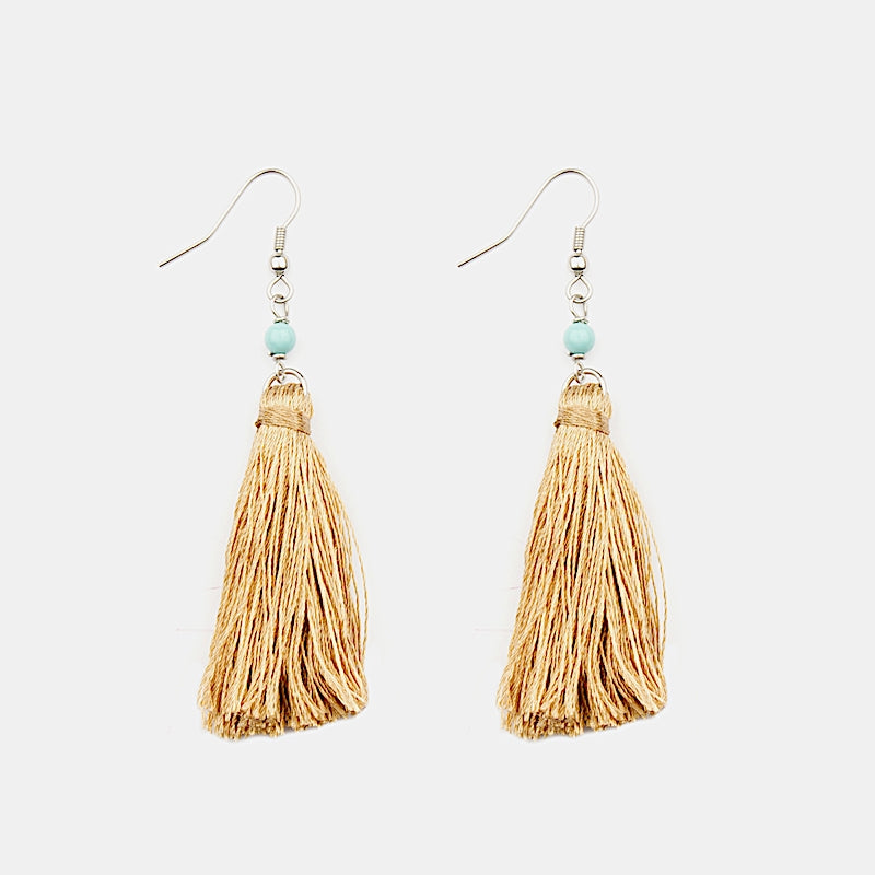 Harmony Tassel Örhänge Stål Silver