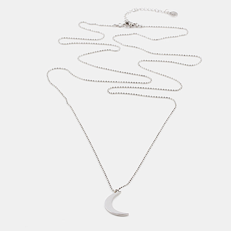 Yin Halsband 90cm Silver Silver