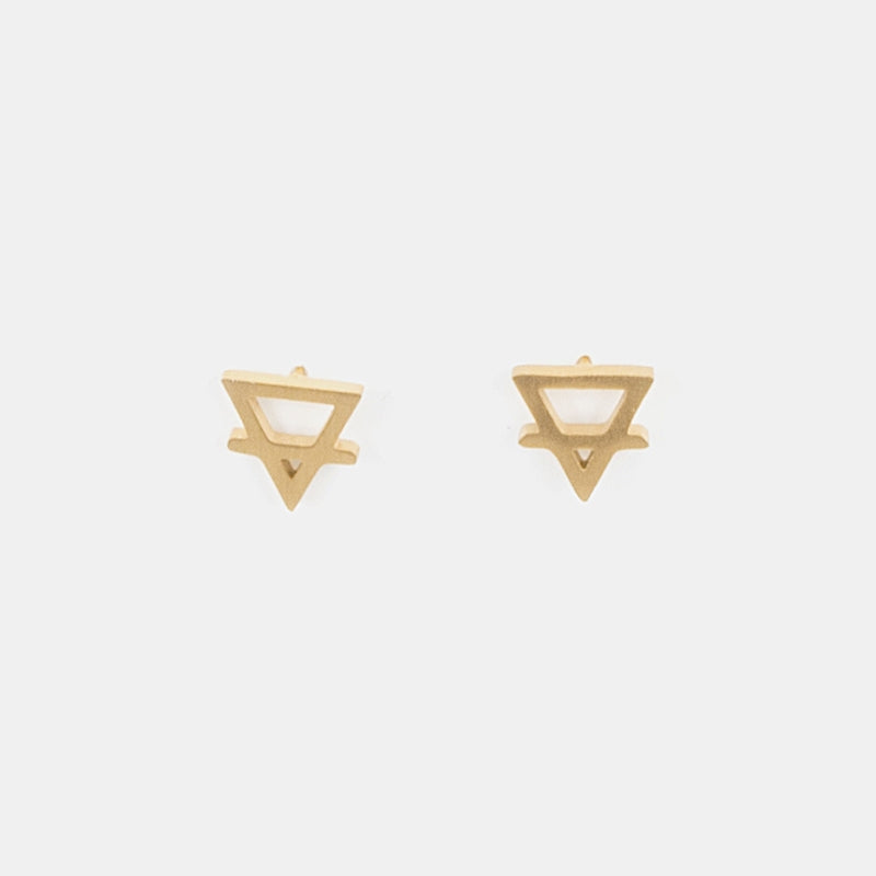 Earth Element Örhänge Guld Guld