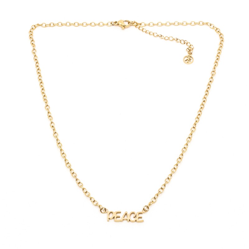 Inner Peace Halsband 42 Guld Default Title