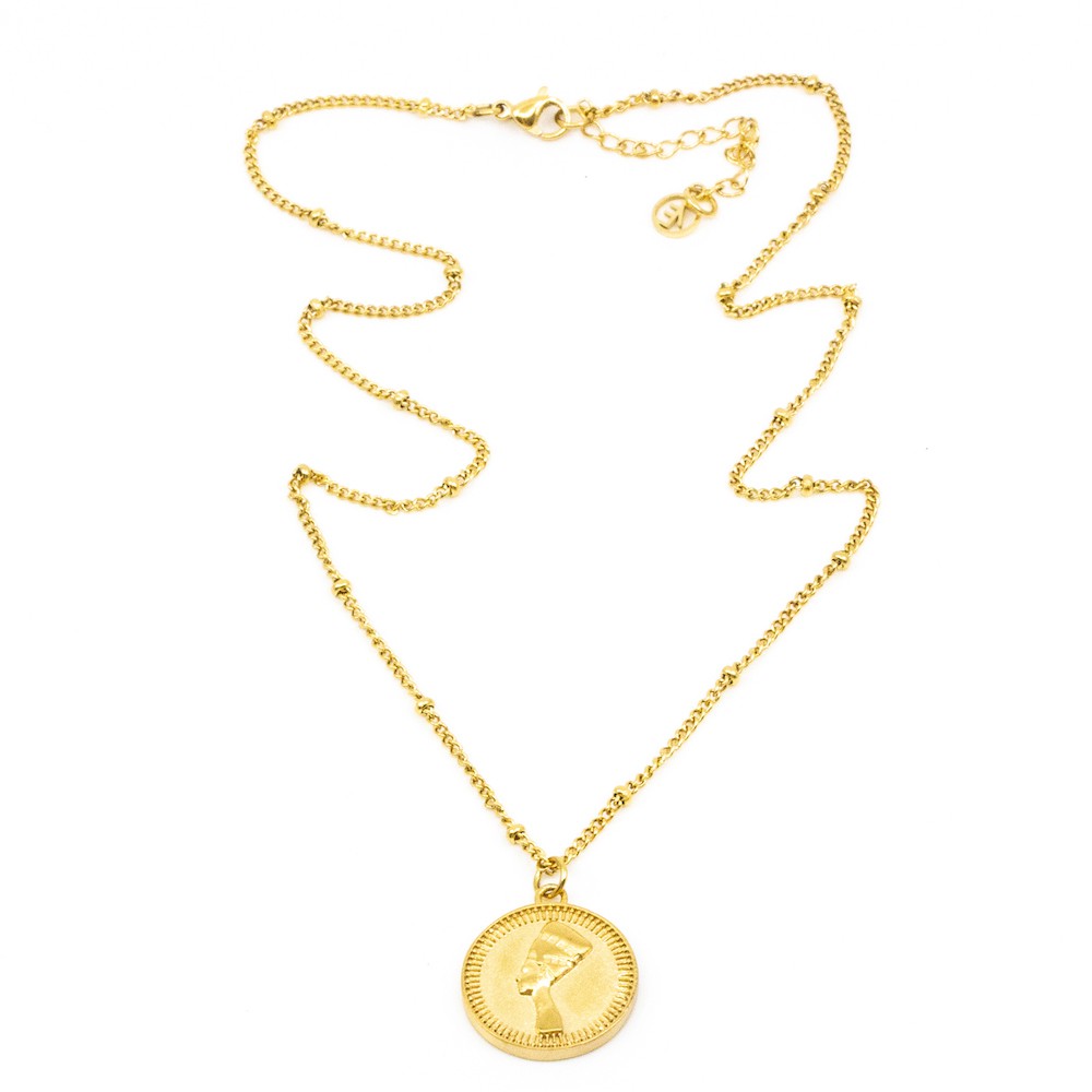 Nefertiti Halsband 45cm Guld Guld