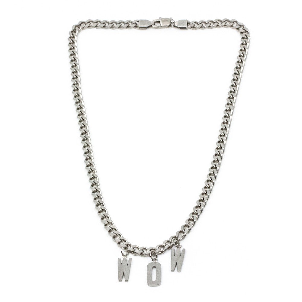 WOW Halsband 42cm Silver Silver