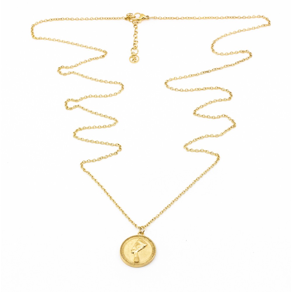 Nefertiti Halsband 90cm Guld Guld