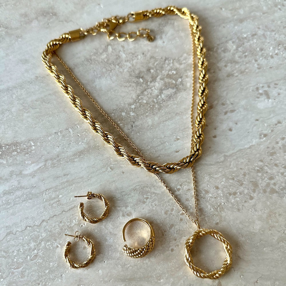 Twist Ring Guld Guld