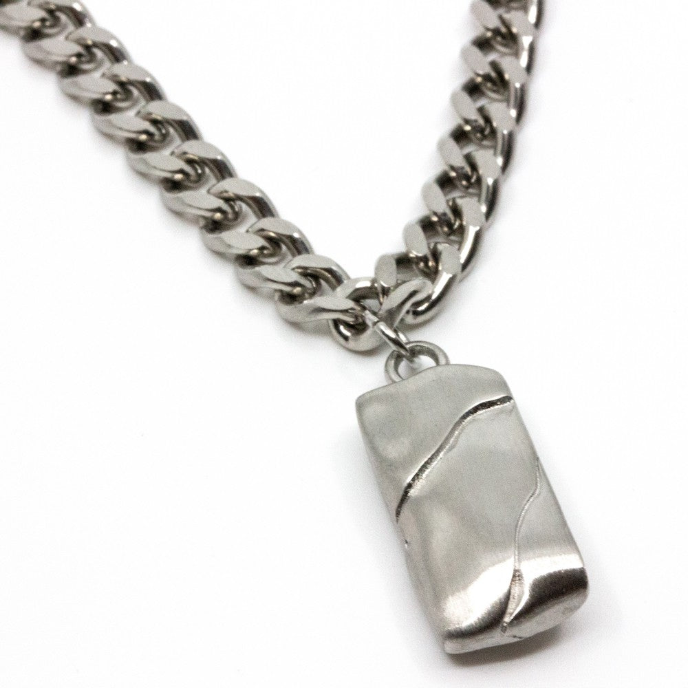 Chunky Mountain Halsband 45cm Silver Silver