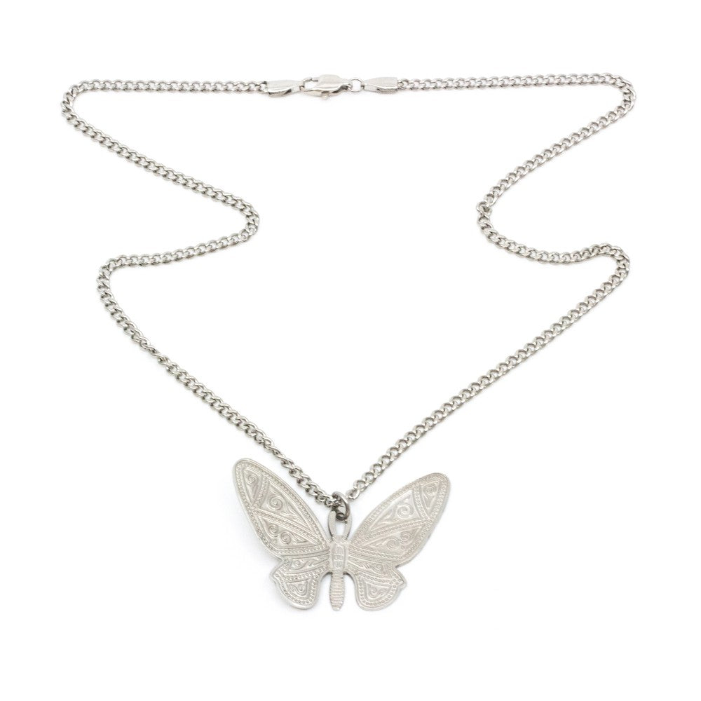 Butterfly Halsband Silver Silver
