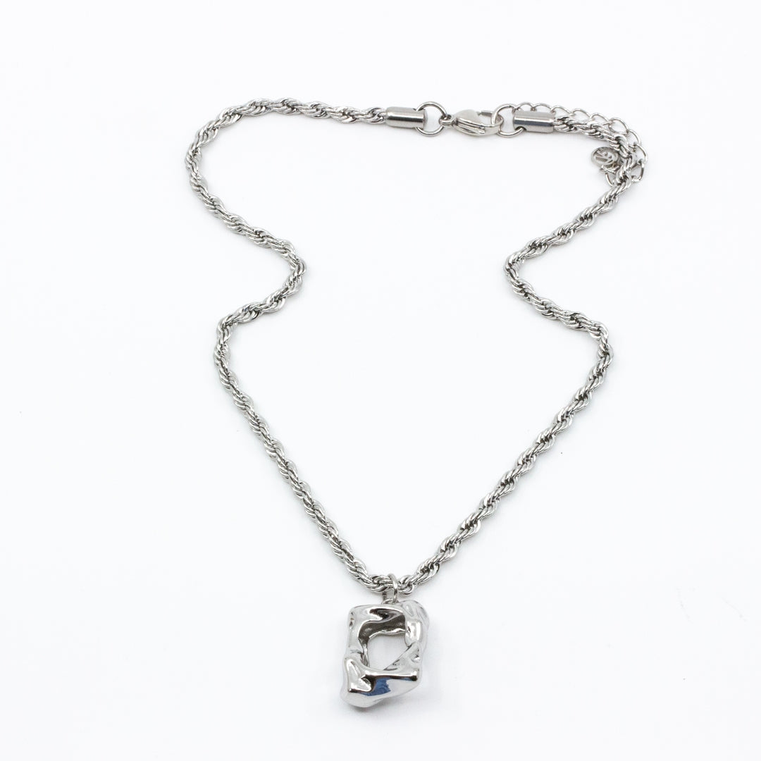 Waves Necklace Silver